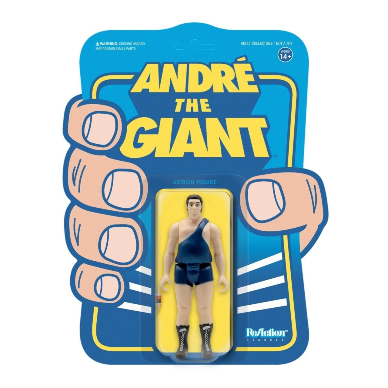 Super7 WWE Andre The Giant w/Sling ReAction Figure Wrestling Can of Beer